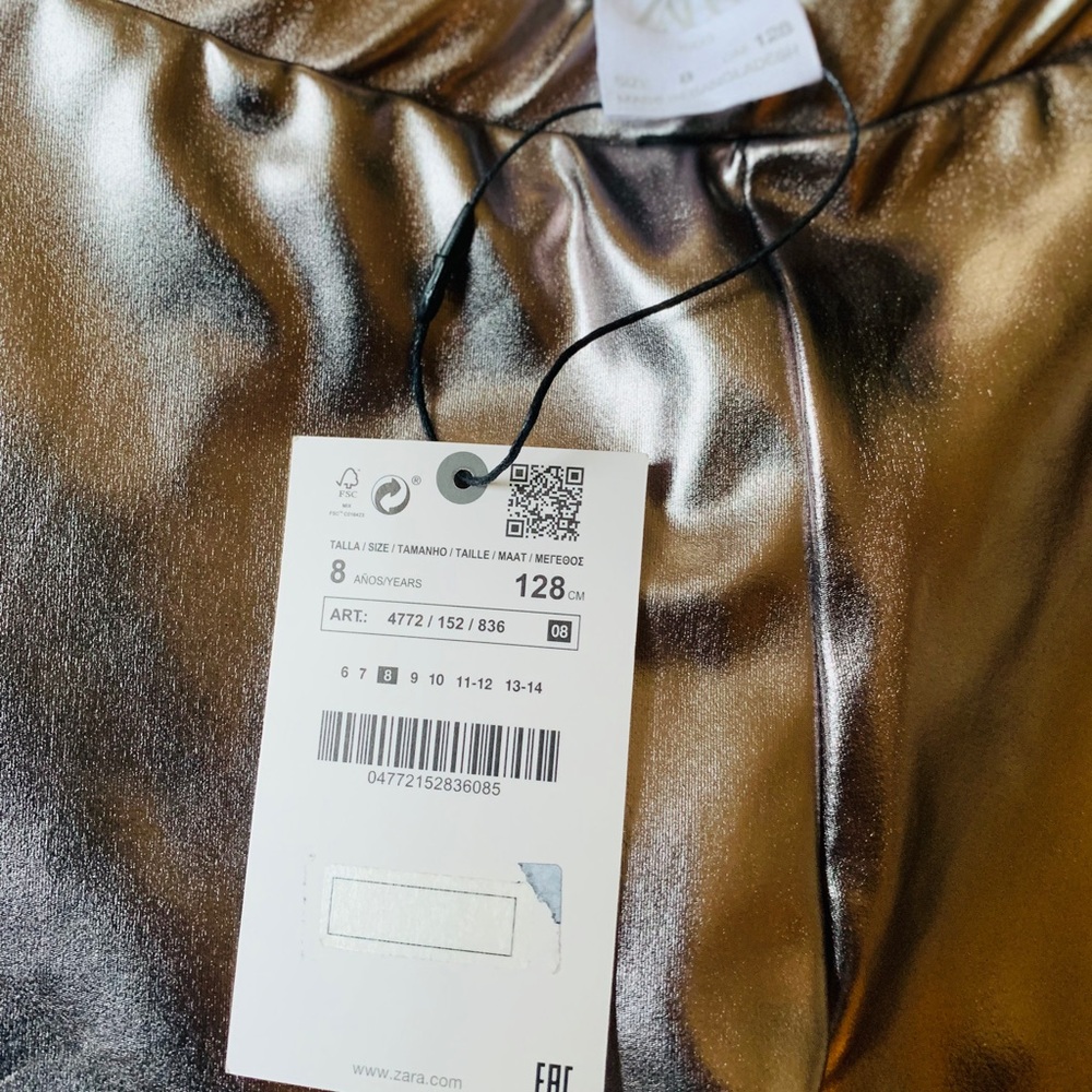 2 pairs of leggings; Zara & H & M; NWT - Picture 2 of 3
